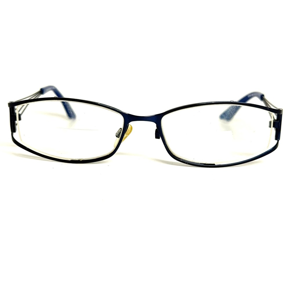 Brendel Eschenbach Germany 902047‎ Navy Blue Metal Wire Temple  52-17-135